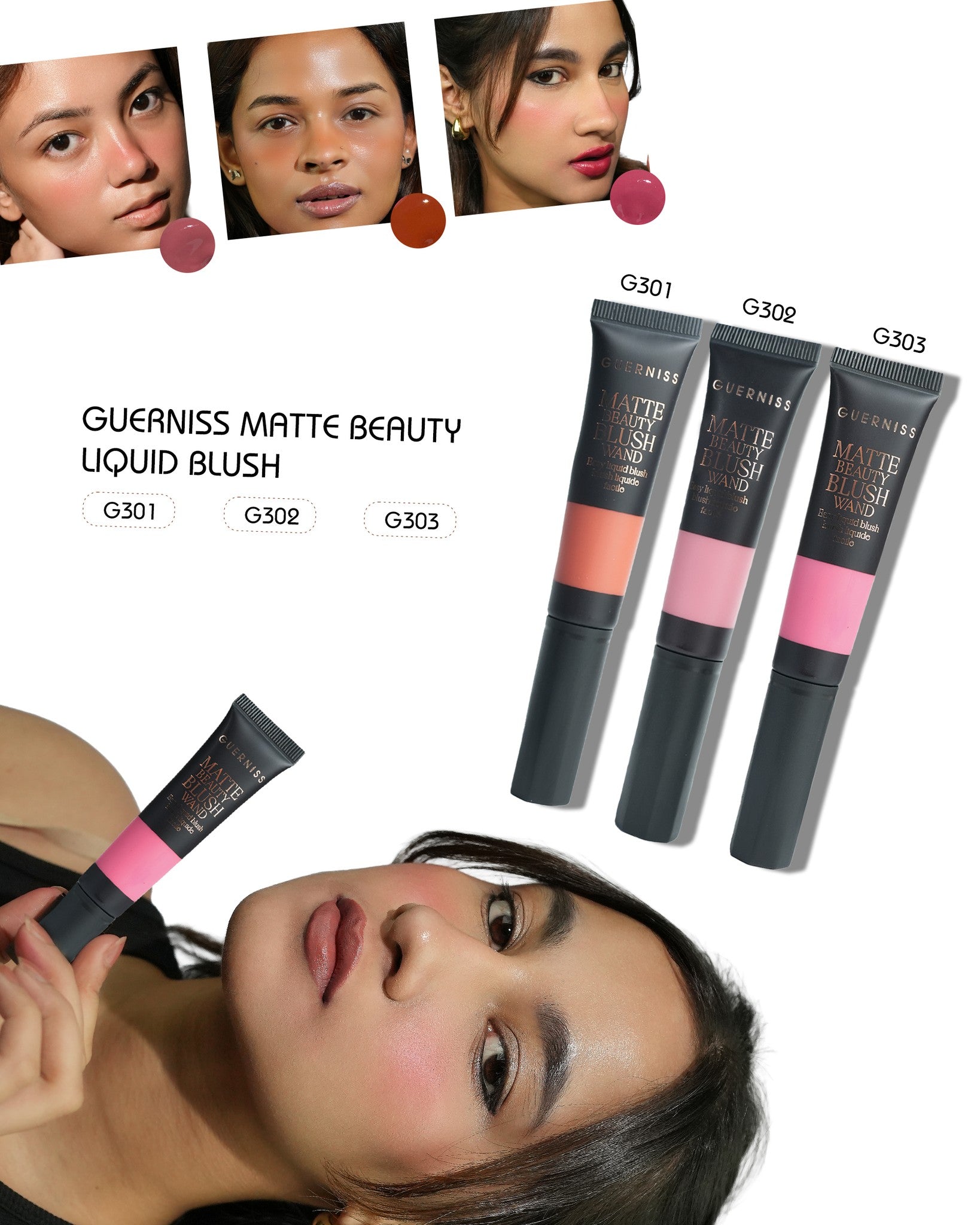 Guerniss Matte Beauty Liquid Blush