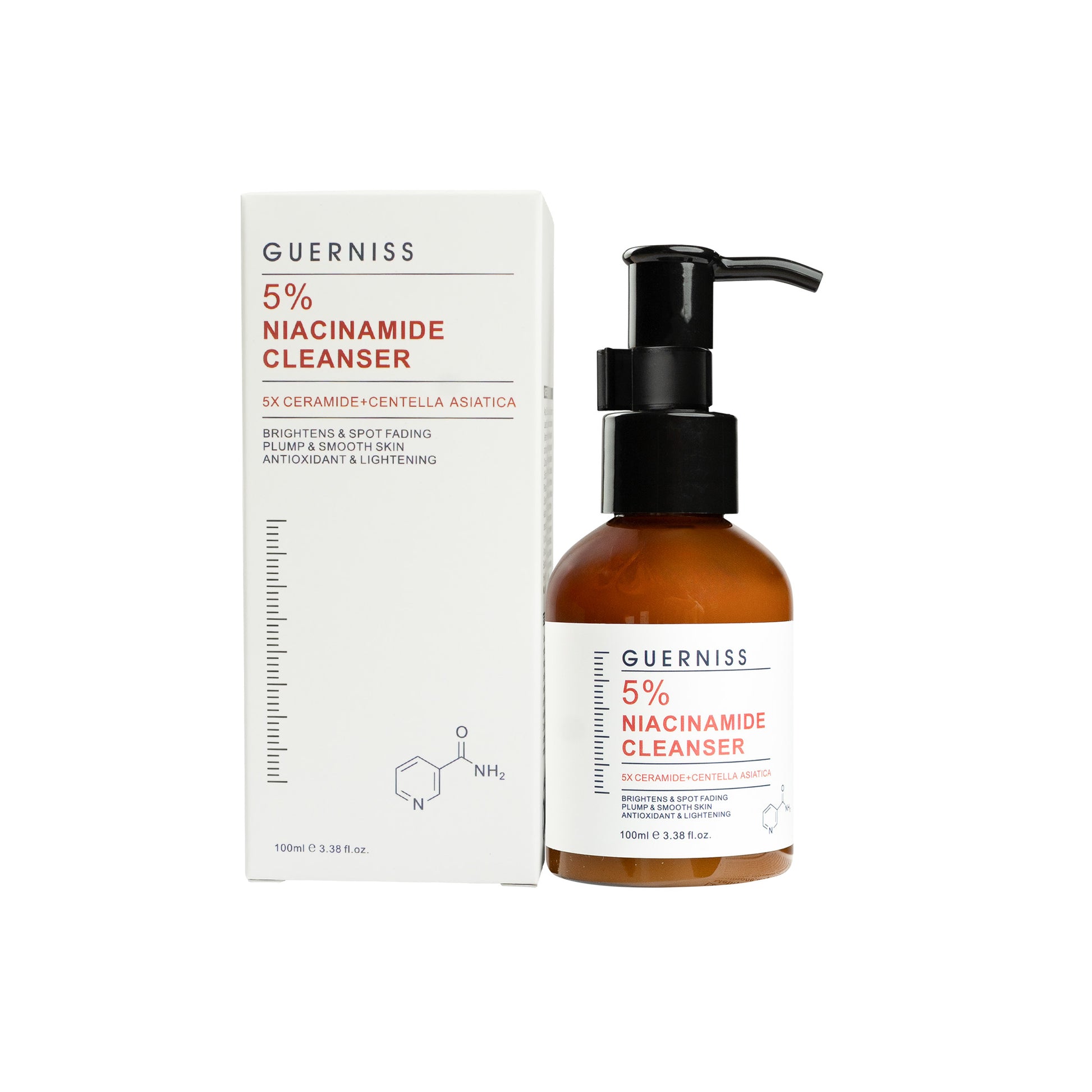 Gentle daily cleanser for sensitive skin with niacinamide and centella