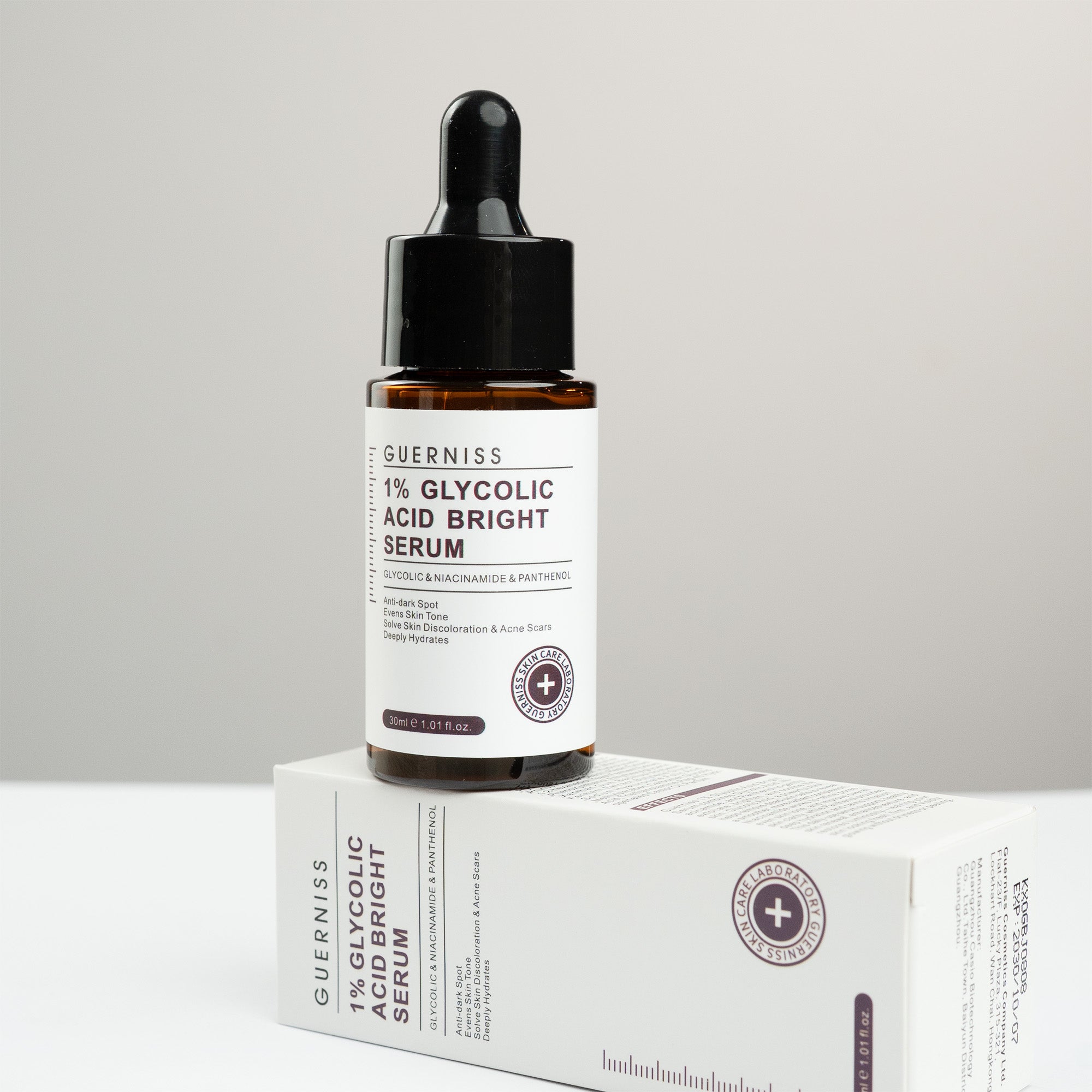 Lightweight glycolic acid serum for daily exfoliation and glow