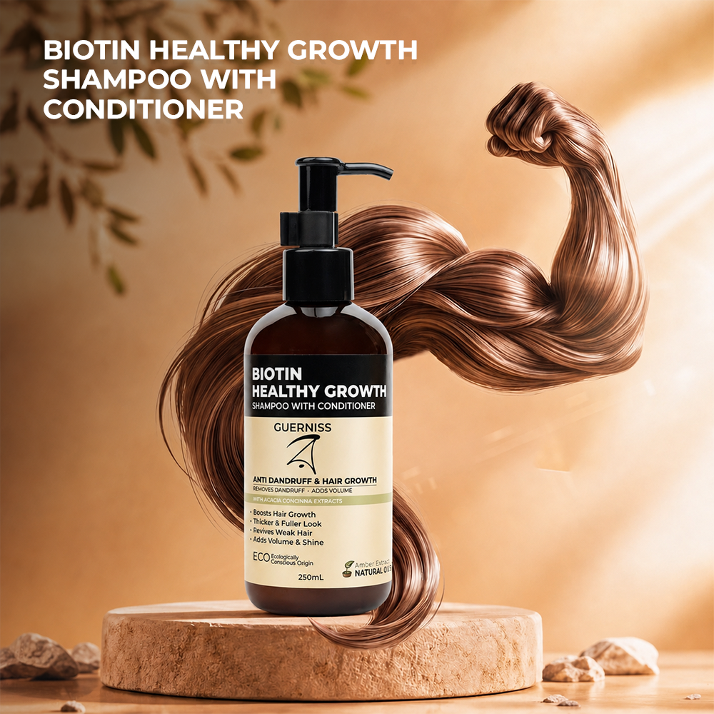 Guerniss Raw Biotin Healthy Growth Shampoo And Conditioner 250 ML