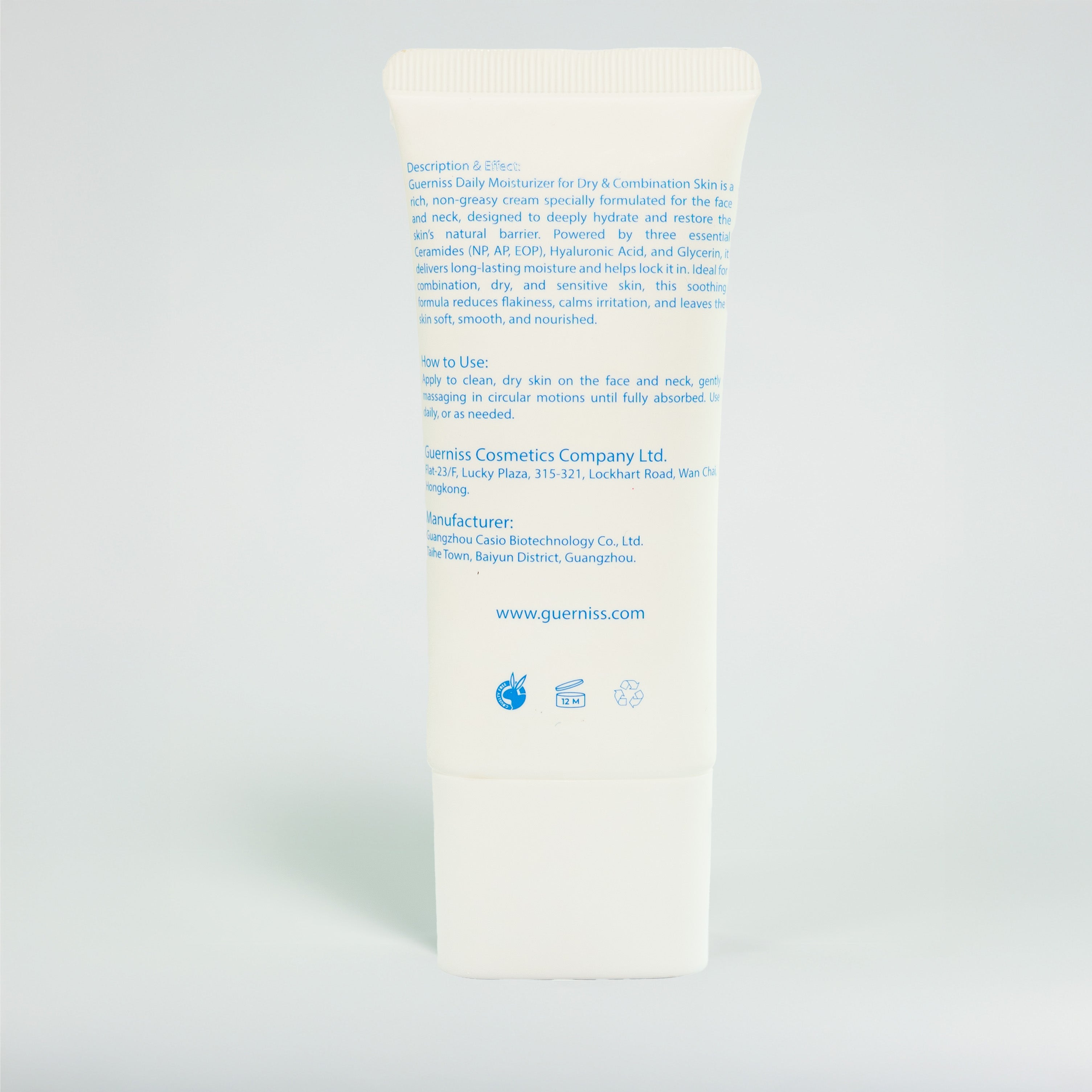 Guerniss Daily Moisturizer For Dry and Combination Skin