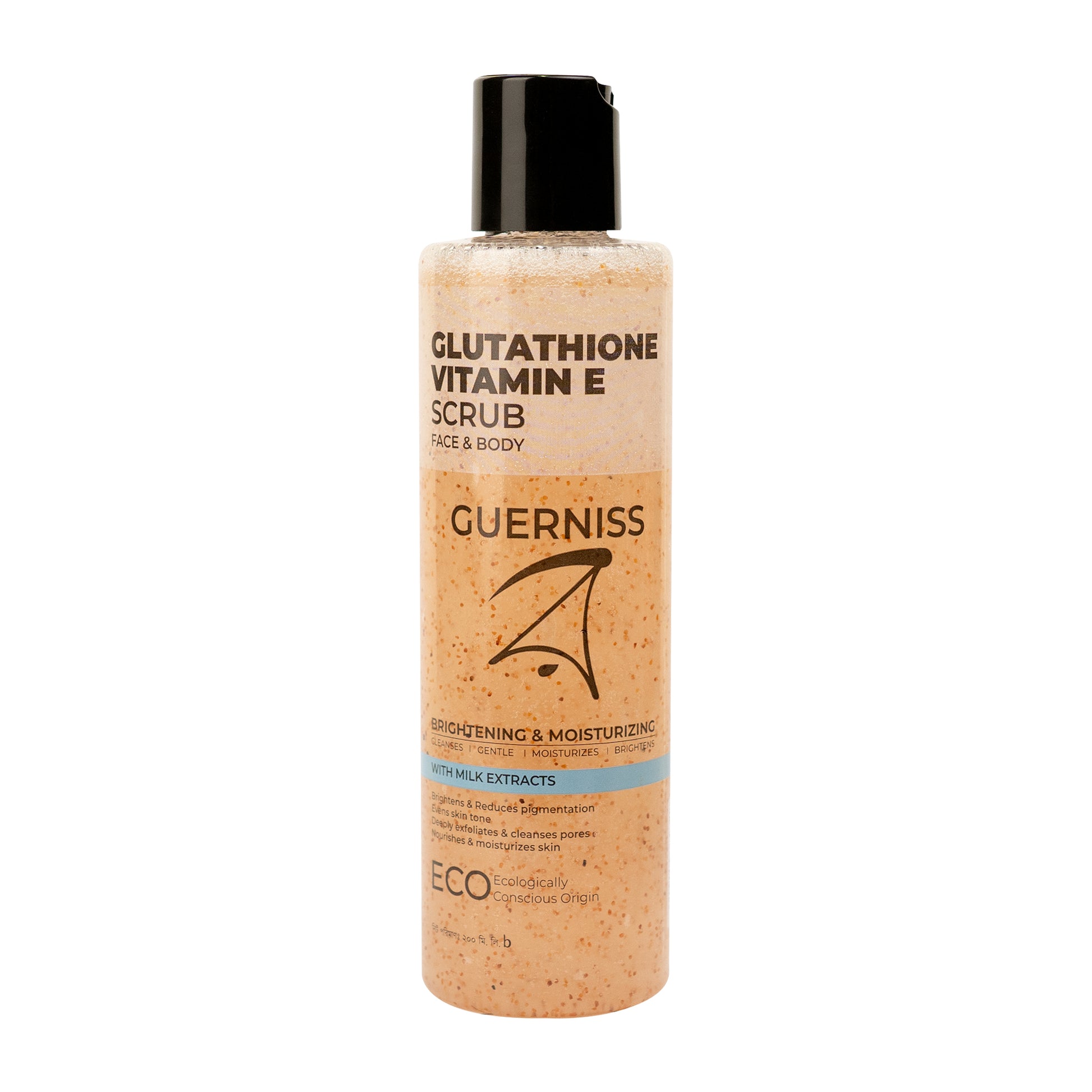 Guerniss Raw Glutathione Vitamin E Body Scrub 200ml | Exfoliation Guerniss Raw Glutathione Vitamin E Body Scrub 200ml | Exfoliation