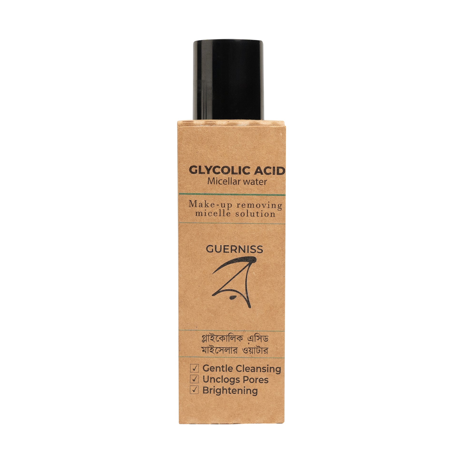 Gentle exfoliating micellar water for oily and combination skin