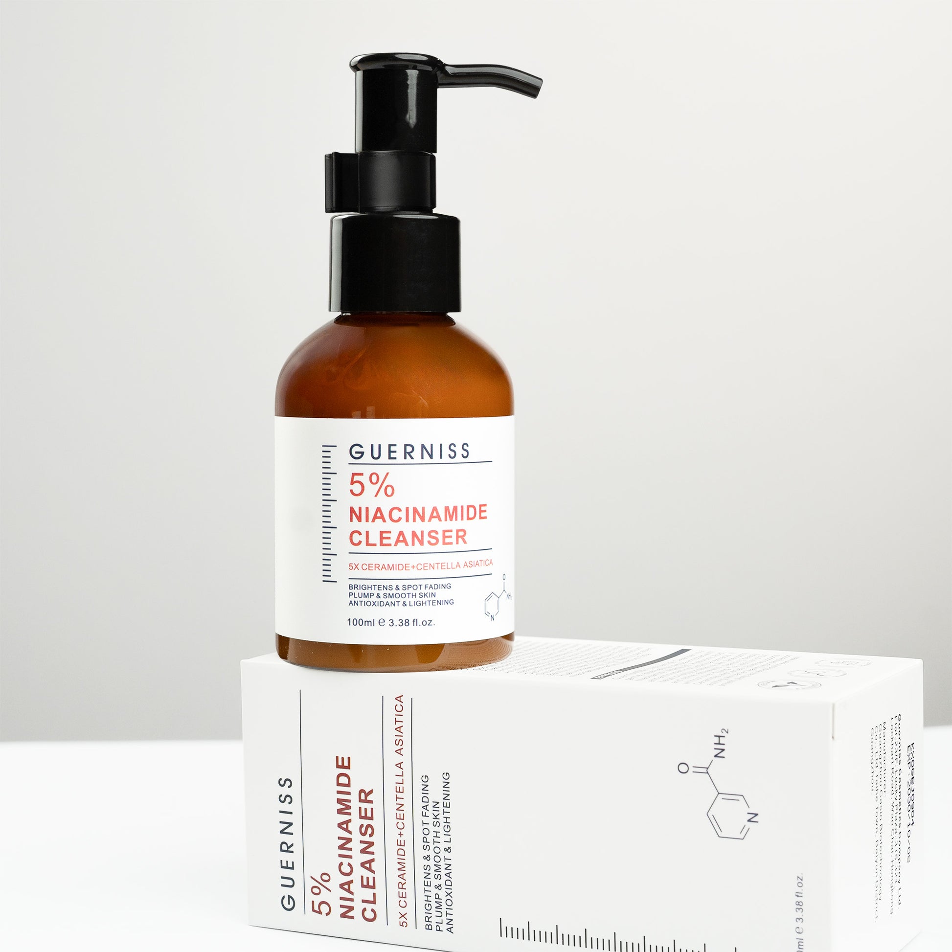 Niacinamide face wash for dark spots and smooth glowing skin