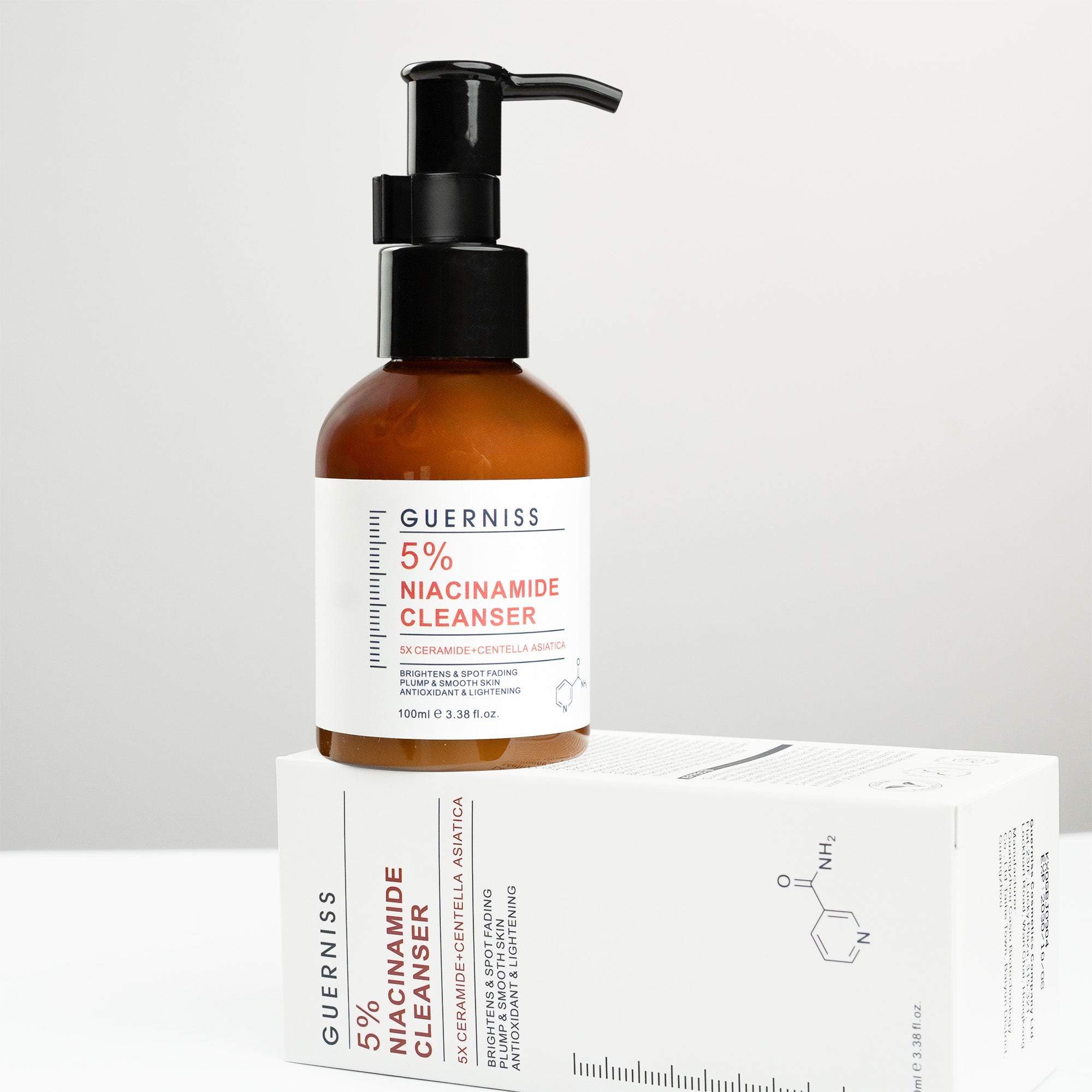 Niacinamide face wash for dark spots and smooth glowing skin