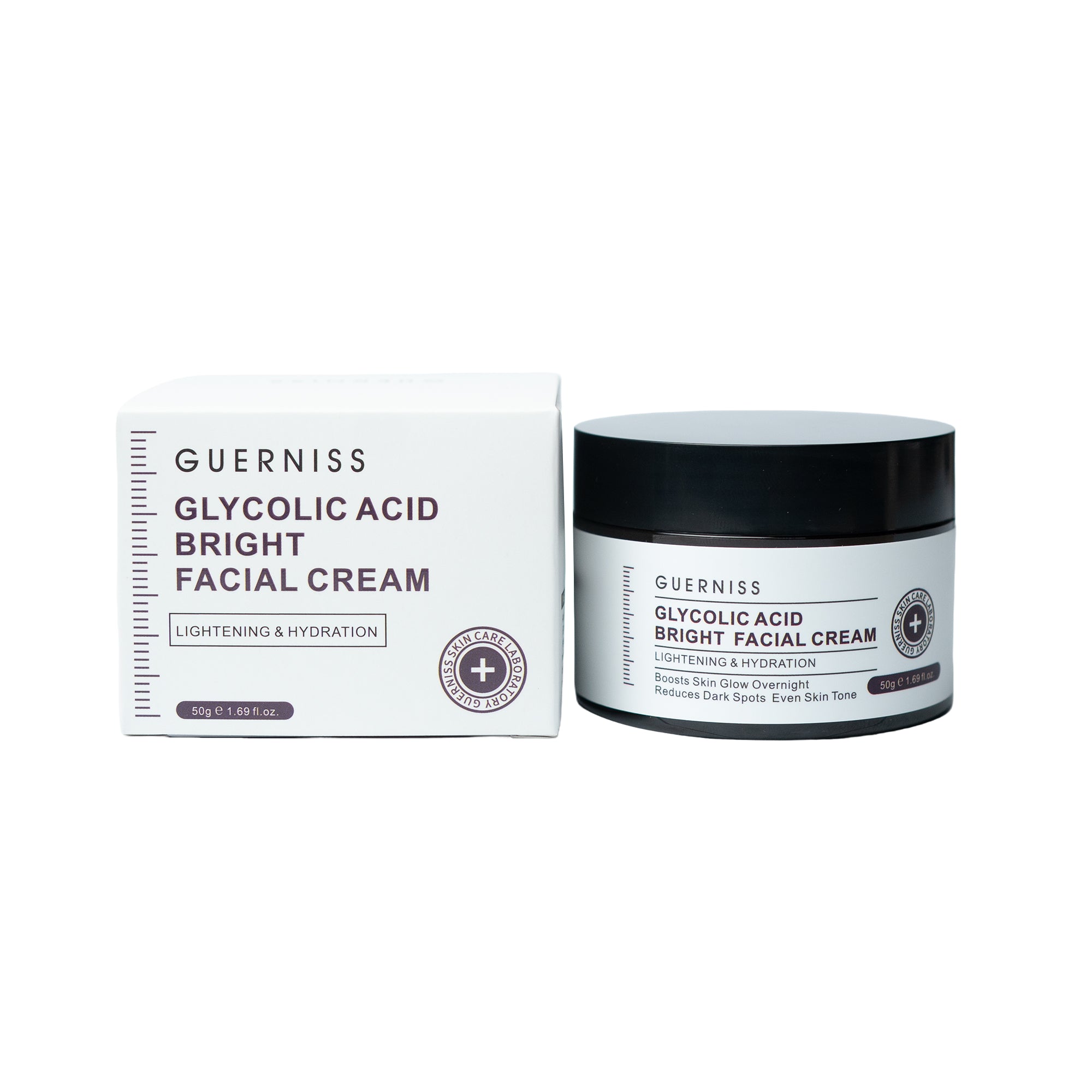 Exfoliating night cream for dull skin and fine lines reduction