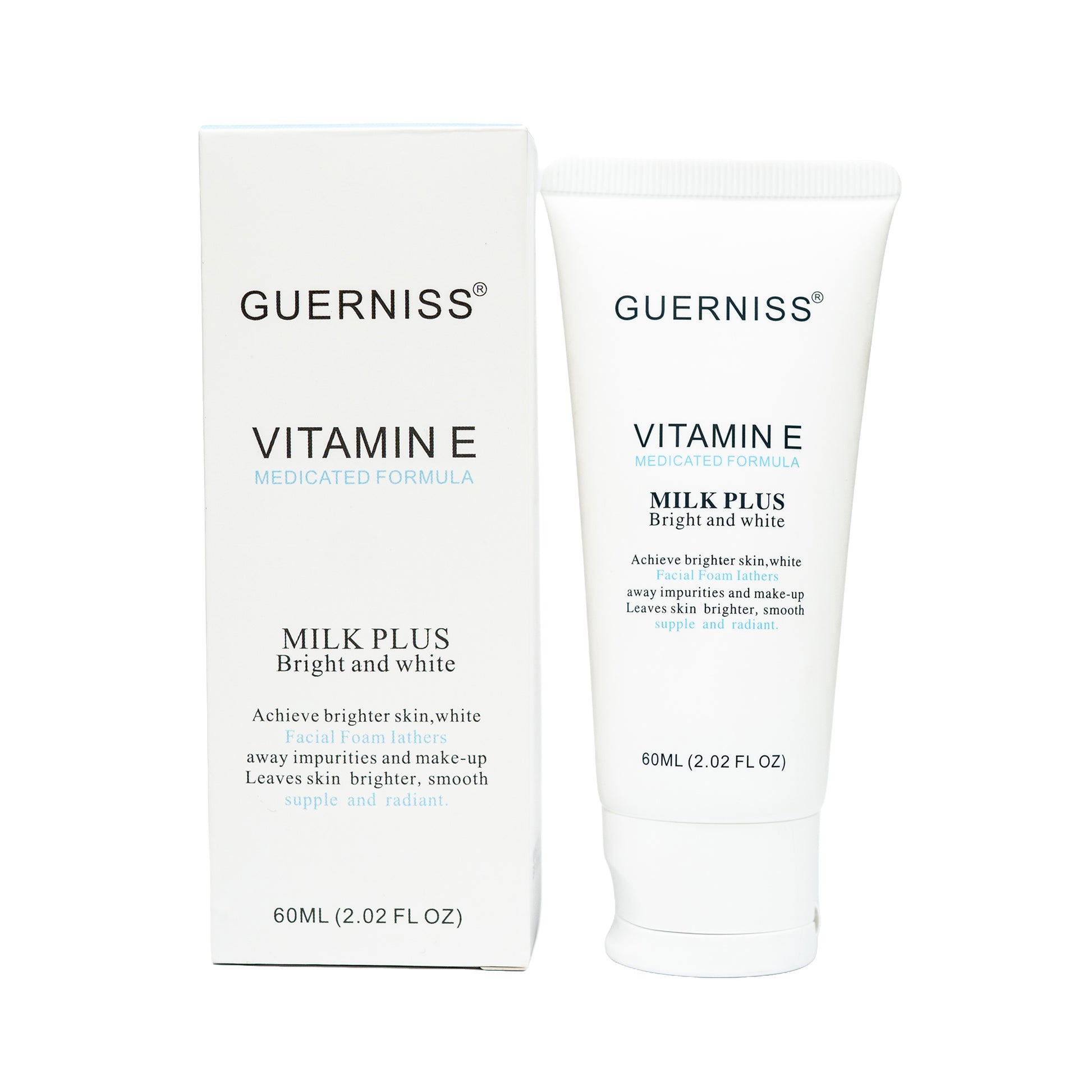 Milk face wash with vitamin E for deep cleansing and skin nourishment