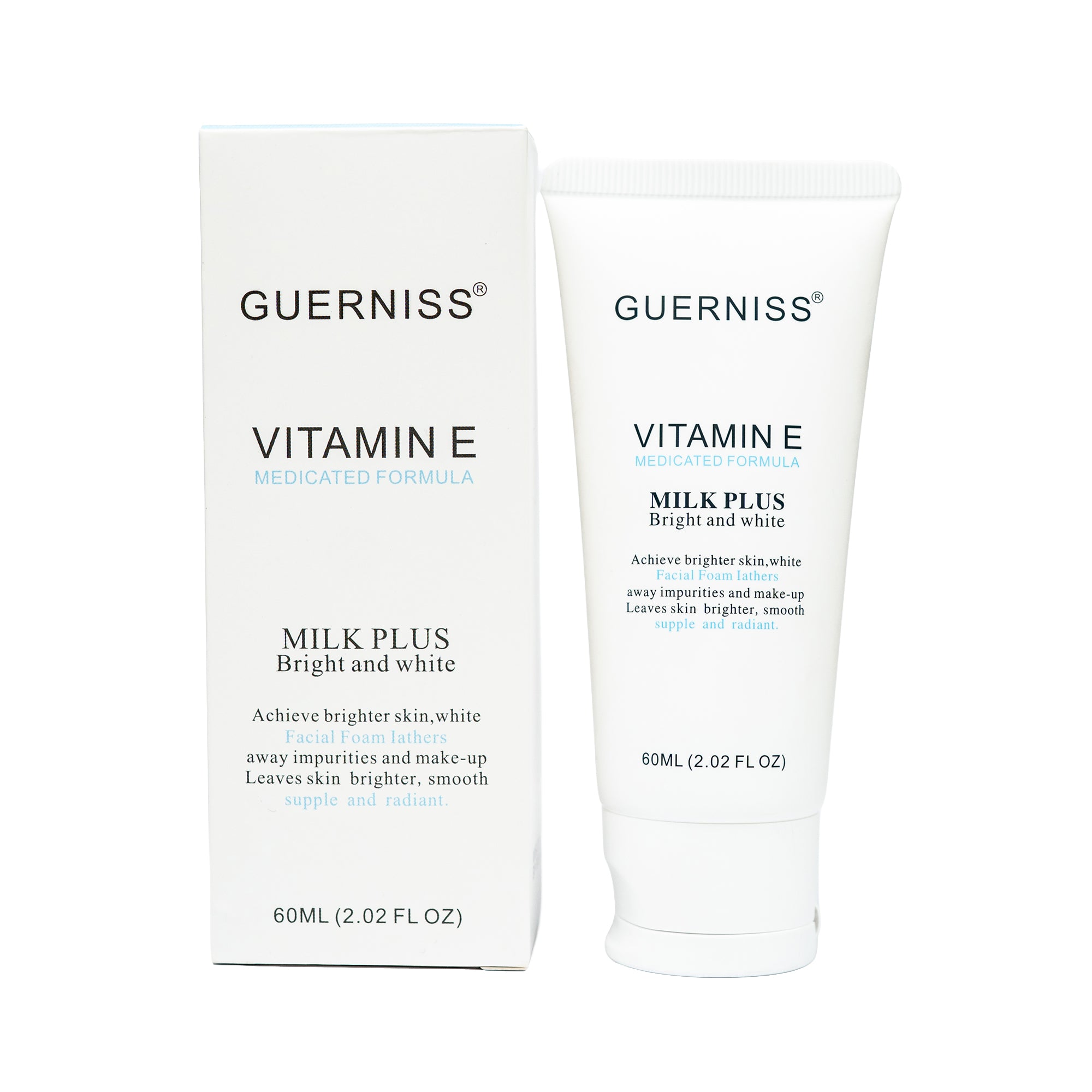 Milk face wash with vitamin E for deep cleansing and skin nourishment