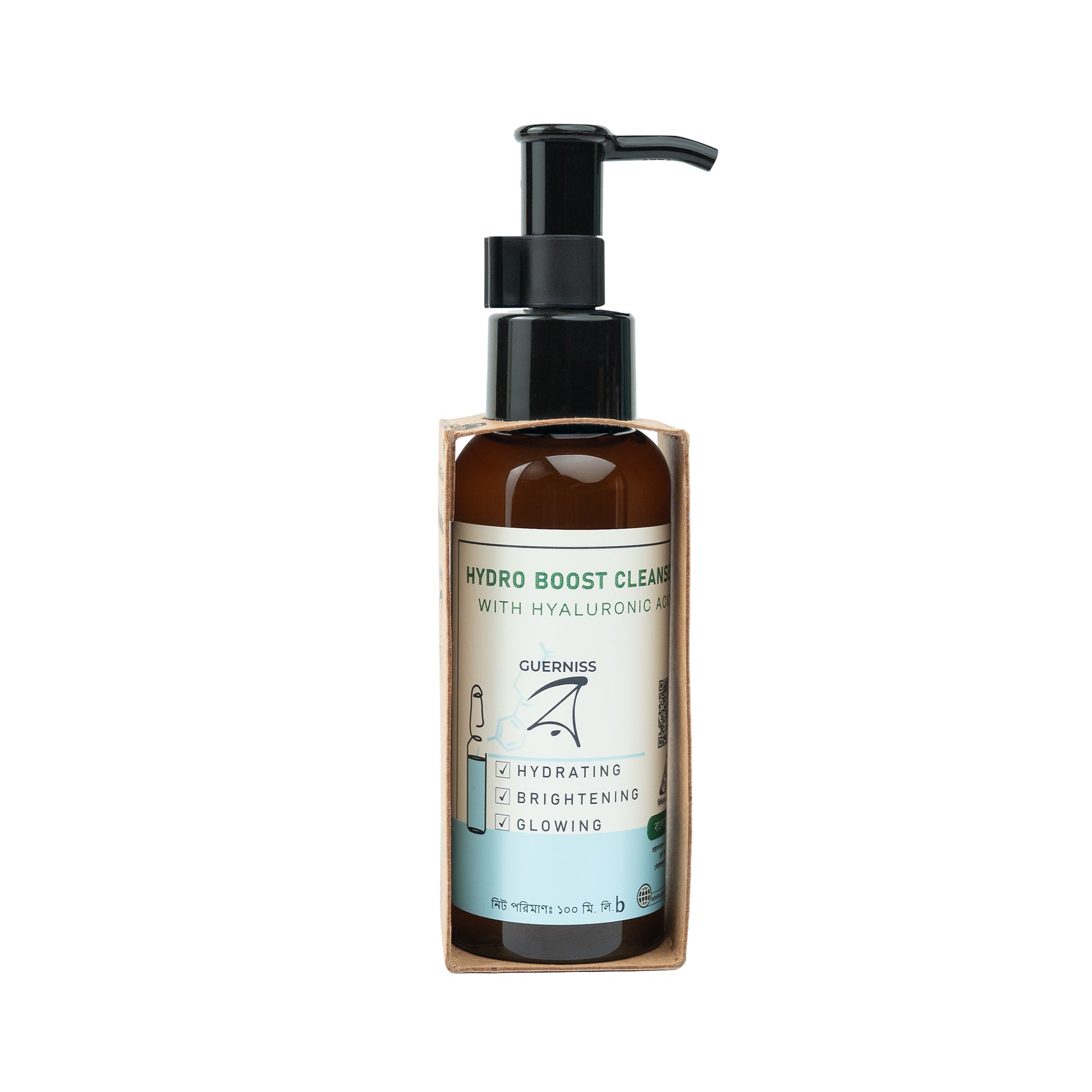 Lightweight gel cleanser for removing dirt without drying skin