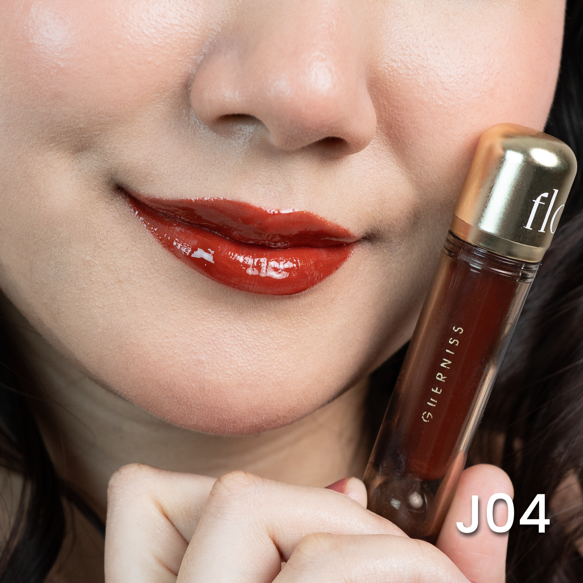 Guerniss Mirror Lip Gloss J04 glossy finish lip gloss for natural shine and smooth lips