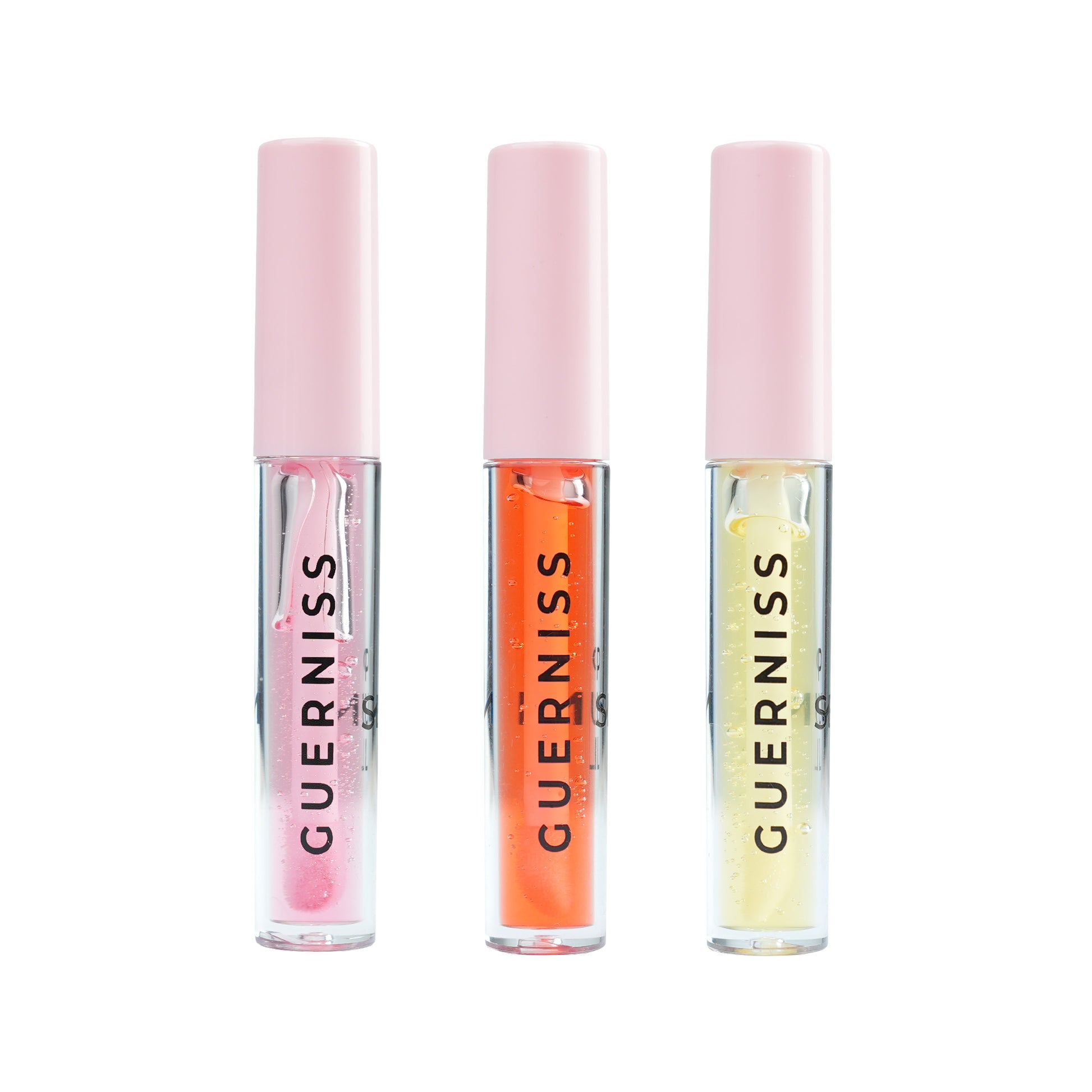 Glossy lip oil for soft and nourished lips