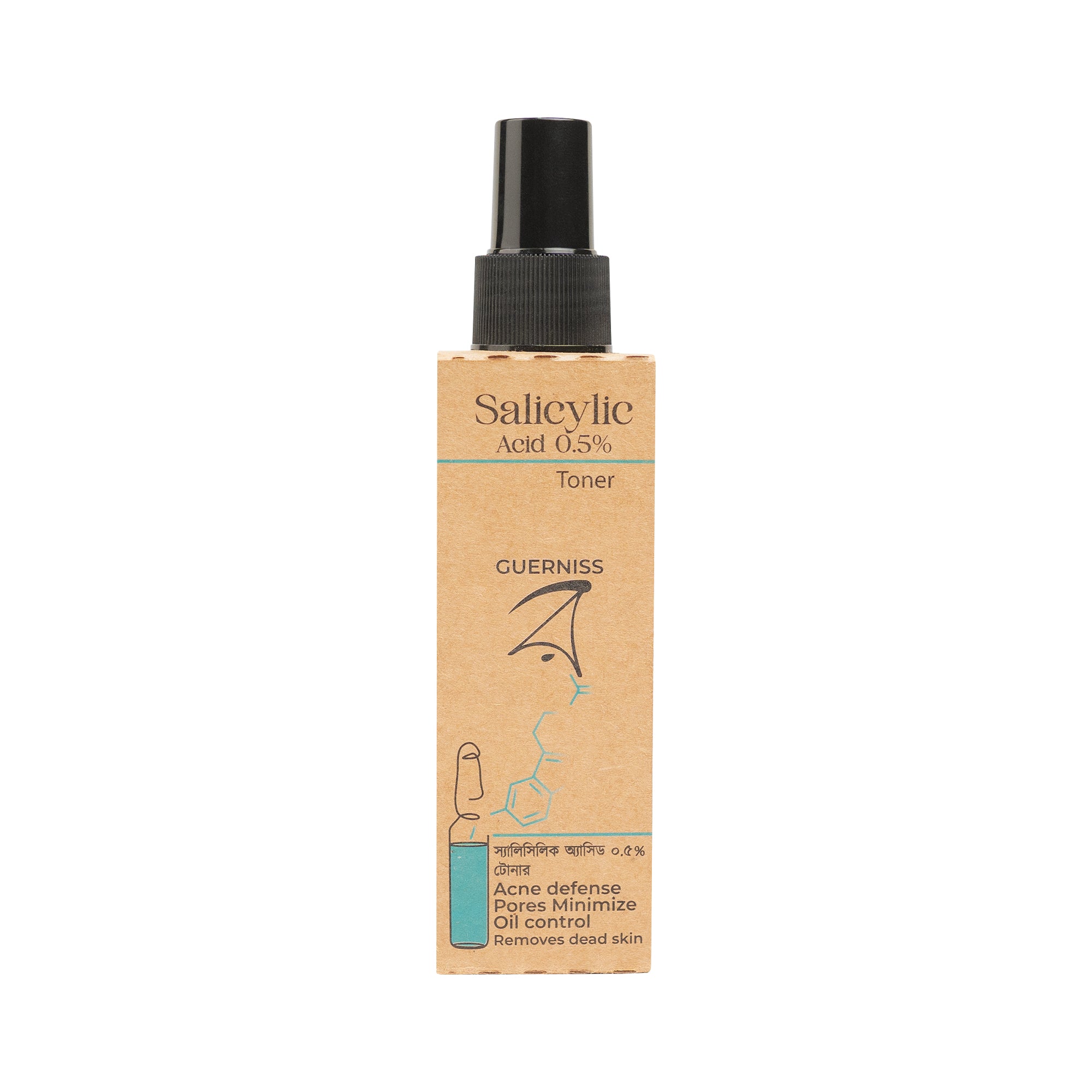 BHA toner for oily skin to reduce breakouts and unclog pores