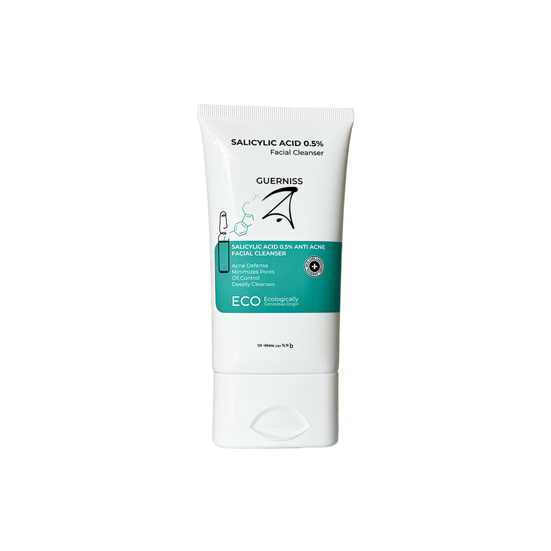 Guerniss Raw Salicylic Acid 0.5% Anti Acne Facial Cleanser
