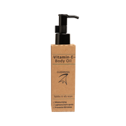 Vitamin E body oil for dry skin nourishment and long lasting moisture