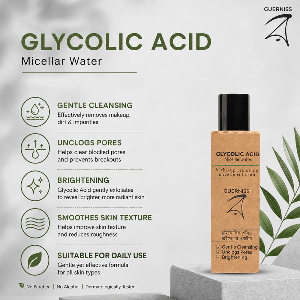 Guerniss Raw Glycolic Acid Micellar Water
