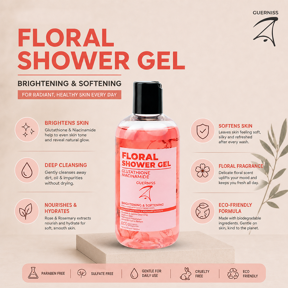Guerniss Raw Floral Shower Gel 250ml