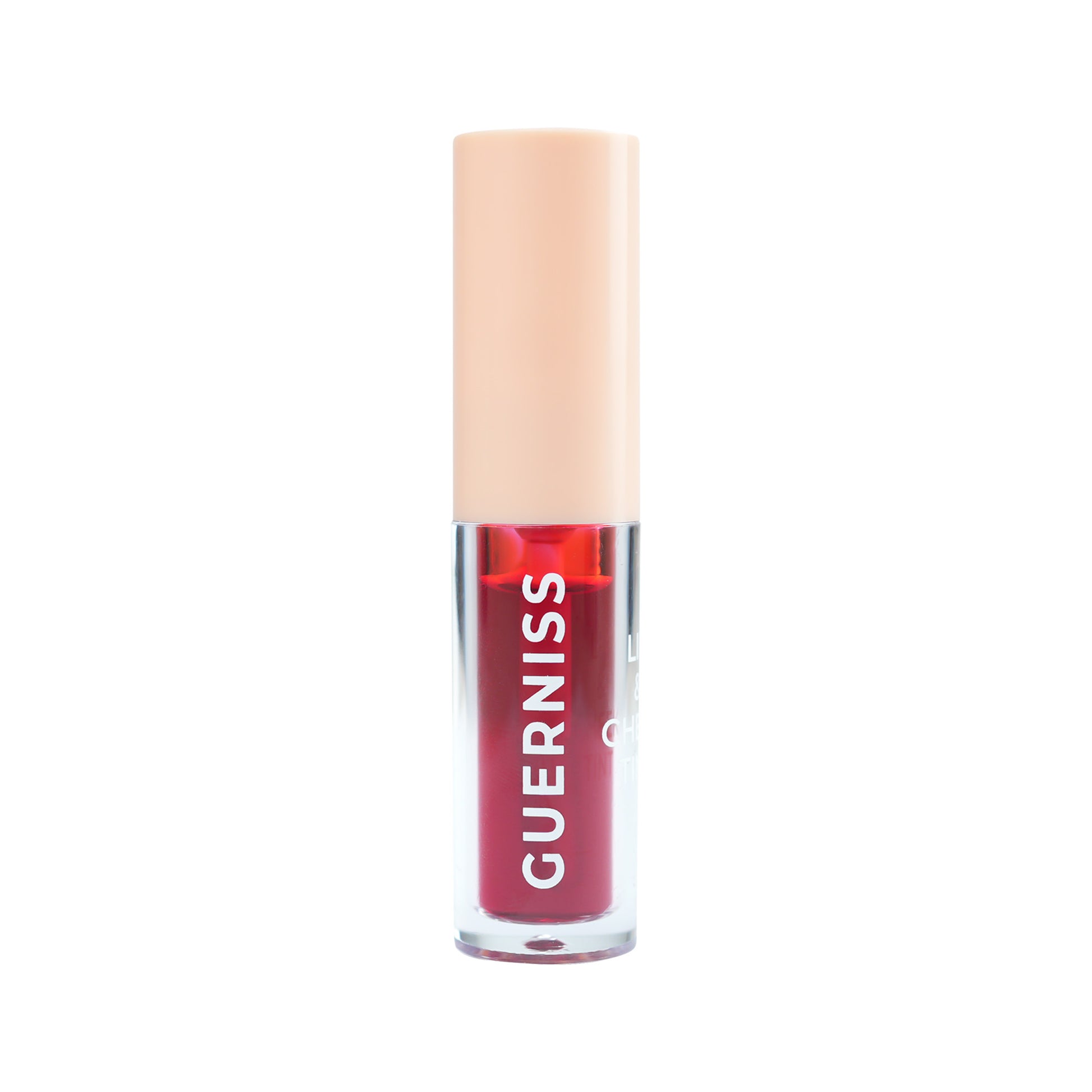 Guerniss Lip and Cheek Tint dark pink shade for bold long lasting vibrant color